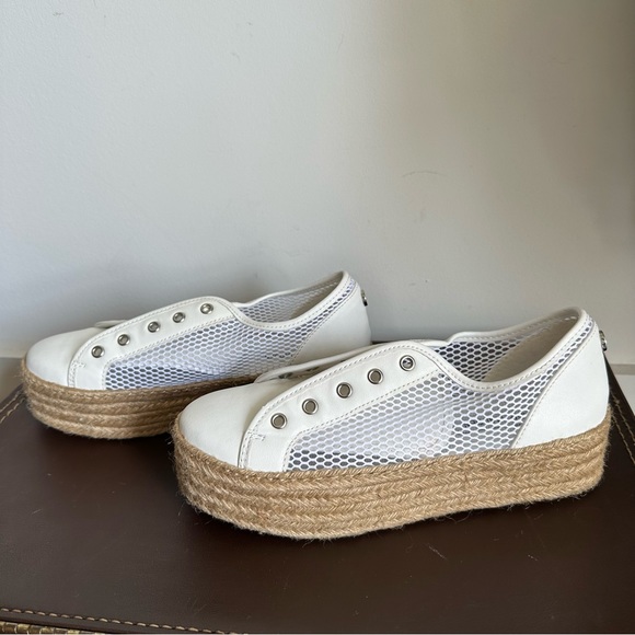 Steve Madden Mars Espadrilles Platform Sneakers White Women’s - Picture 6 of 13